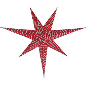 Paper star Olivia Le Zebre Red