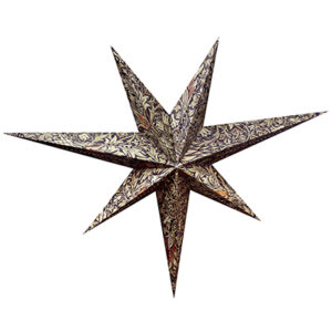 Paper star Olivia Snakeshead Charcoal