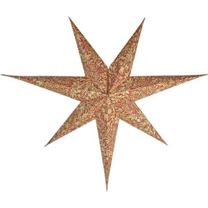 Paper star Olivia Snakeshead Madder/Gold