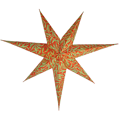 Paper star Olivia Snakeshead Tomato/Olive