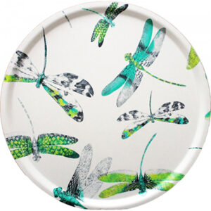 Tray Dragonfly Dance Green