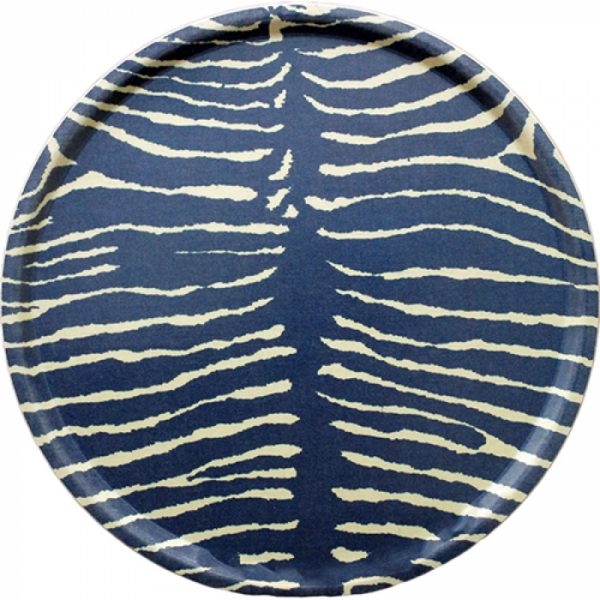 Tray Le Zebre Blue