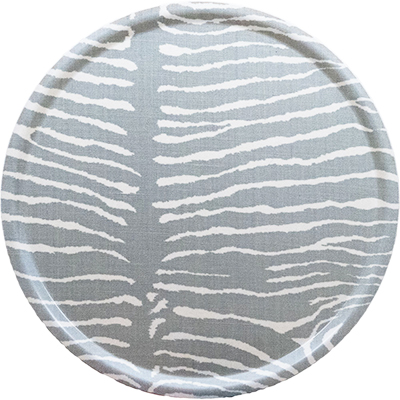 Tray Le Zebre Grey